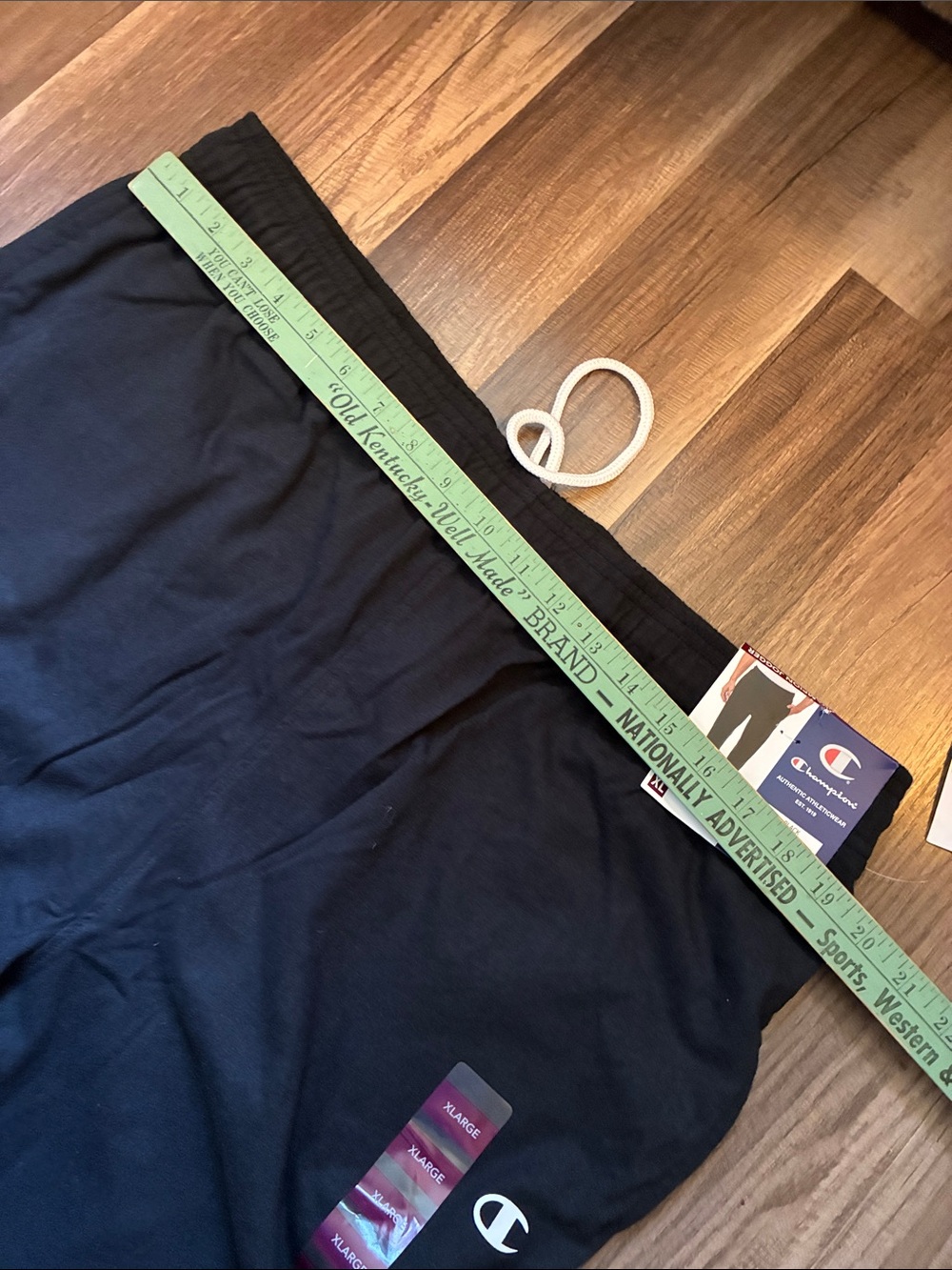 Champion Black Men's Jogger Sweatpants w/Pockets- 100% Cotton- Size XL- NWT - Picture 9 of 10